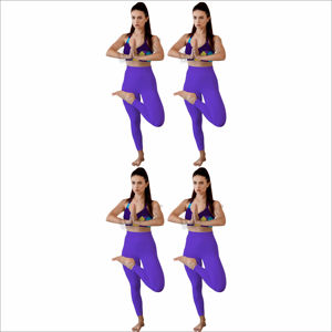 Ensembles de yoga pour femmes, tenues de fitness taille haute en tissu doux pour les entraînements, tenues de sport pour un entraînement efficace - Product Image 6