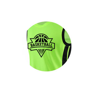 Conjunto de Uniforme de Baloncesto Verde Neón Personalizado, Jersey sin Mangas con Número 23 y Nombre Impreso por Sublimación para Adultos - Product Image 6