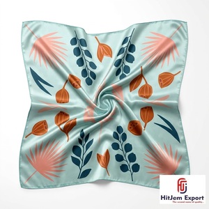 Pañuelo Corto Estampado Premium, Fabricante Textil OEM ODM de Marca Blanca, Proveedor de Accesorios de Moda Personalizados para Exportación - Product Image 1
