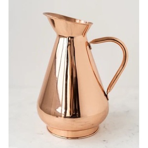 เหยือกน้ำทองแดงทรงกรวยแบบคลาสสิก ซ้อนกันได้ ตกแต่งด้วยลายโบราณ - Product Image 2