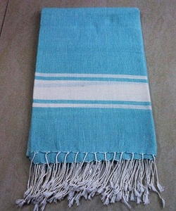Fouta rectangulaire en coton jetable, tissée, séchage rapide, couleur unie, pour usage sportif adulte - Product Image 2