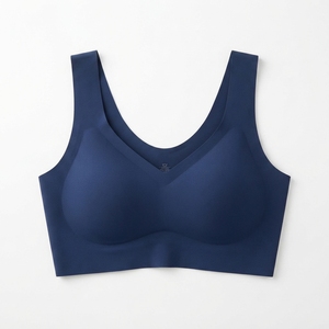 Custom Logo Women's High <b>Support</b> Crisscross Sports Bra Lightweight Breathable Brushed Yoga Fitness Workout <b>Crop</b> <b>Top</b> - Product Image 2