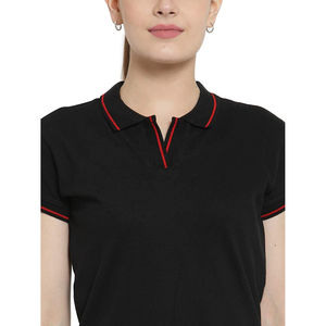 Camiseta polo cómoda para mujer, transpirable, de algodón, manga corta, cuello clásico, perfecta para ocasiones informales, oficina, fin de semana o deportes. - Product Image 4