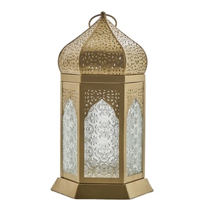 Handmade Brass Candle Lantern with Traditional Cut Design Tabletop Hanging <b>Tea</b> <b>Light</b> Holder for Home Decor - Product Image 1