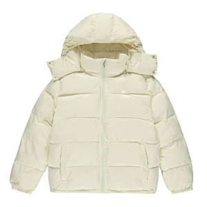 Vente en gros 2026 – Blouson matelassé surdimensionné brillant pour homme, style streetwear, col montant, design personnalisé - Product Image 1