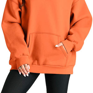Custom Women's <b>Tracksuits</b> Heavy Weight 500 GSM 350 GSM <b>Polyester</b>/Cotton Fleece Embroidered Oversized Hoodie Shorts - Product Image 6