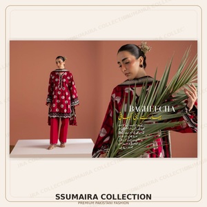 Colección de Césped Gul Ahmed Bagheecha 2026 |   Trajes de 3 Piezas de Tela Estampada y Bordada |   Ropa pakistaní al por mayor para mujer Kurti - Product Image 4