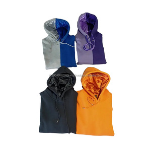 เสื้อฮู้ดผ้าซาตินผ้าฝ้าย100% เสื้อฮู้ดผ้าเทอร์รี่โอเวอร์ไซส์ผ้าสไปเดอร์รุ่นออกแบบโลโก้ได้ตามต้องการ - Product Image 2