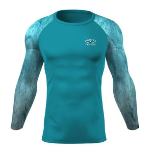 Fabricante de Fábrica, MOQ Bajo, Camiseta de Protección Solar Personalizada, Venta Caliente, Camiseta de Protección Solar Estampada de Buen Rendimiento para Hombre - Product Image 1