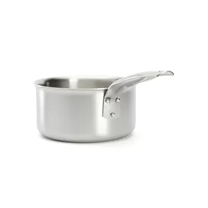 Durable Stainless Steel <b>Sauce</b> <b>Pan</b> with Flat Base Eco-Friendly Design Heavy Duty for Stable Stovetop Cooking Modern - Product Image 4