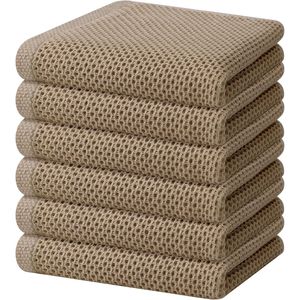 Serviettes de cuisine en coton 100% à motif gaufré, qualité supérieure, linge de cuisine - Product Image 1