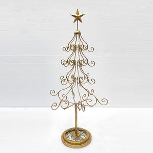 Support de Présentation de Noël en Métal de Luxe, Nouvelle Décoration Festive pour la Maison avec Éclairage LED, Type Autonome en Métal pour les Fêtes - Product Image 2