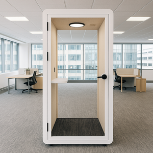 Cabina Acústica de Oficina HIPOD, Módulos de Privacidad con Patas Metálicas para Edificios de Oficinas - Product Image 1