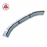 Protection d'angle en acier Kingkin KCP021 avec coussin en caoutchouc noir et argent pour la protection des coins de cargaison