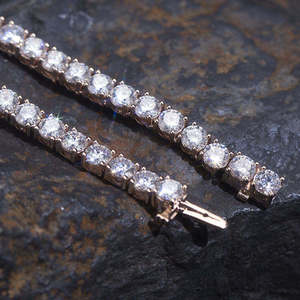 Cadena de tenis de diamantes cultivados en laboratorio, estilo hip-hop, de oro macizo, collar certificado, joyería de lujo fina para mujer - Product Image 5