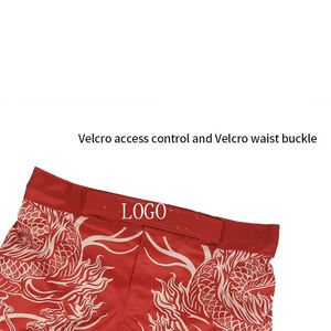 Shorts de MMA Sublimados Personalizados para Hombre, de Secado Rápido, Elásticos, para Entrenamiento de Combate, con Logotipo OEM, Venta al Por Mayor - Product Image 4