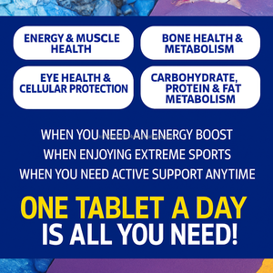 Comprimés multivitaminés minéraux calcium magnésium 60 unités Adulte unisexe Complément alimentaire quotidien OEM Corée Soutien immunitaire Énergie 1500mg - Product Image 6