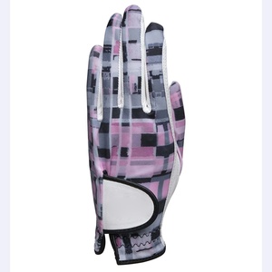Gants de golf en cuir véritable Cabretta personnalisés 2025 avec logo, haute qualité, pour femme, main gauche, antidérapants, respirants, légers, avec poignées ergonomiques - Product Image 1