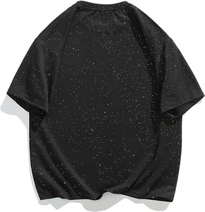 Wholesale Oversized t <b>Shirt</b> Cotton <b>Mens</b> Glitter T <b>Shirt</b> CrewNeck Short Sleeve <b>Shirts</b> Baggy Shiny <b>Party</b> for <b>Men</b> - Product Image 4