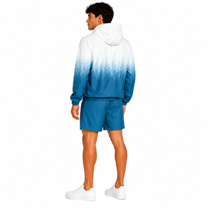 Traje Deportivo Impermeable y Transpirable de Secado Rápido, Conjunto para Correr Resistente al Viento, Ropa de Entrenamiento con Forro de Malla, Pantalones Cortos, Diseño 2 en 1 - Product Image 4