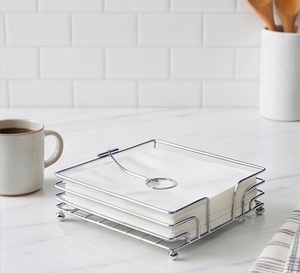 Handmade Stainless Steel Napkin Holder Simple Design <b>Mirror</b> Polished Tissue <b>Paper</b> Stand For Elegant Tableware And Kitchenware - Product Image 3