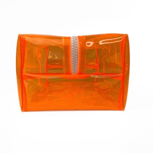 Custom <b>Makeup</b> Bag Large Capacity Transparent PVC Wash Bag Multi-functional Travel Waterproof Cosmetic Pouch - Product Image 4