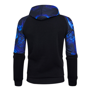 Sweat à capuche d'hiver 100 % polyester de haute qualité, personnalisable, en coton mélangé épais, avec sublimation et broderie - Product Image 3