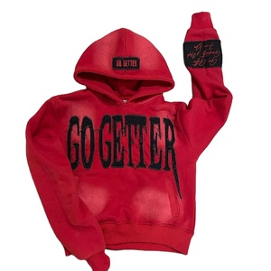 Sudaderas con Capucha de Invierno Unisex al por Mayor, Estilo Desgastado, Tallas Grandes para Hombre, Impresión Digital, Bordado Personalizado, Sudadera de Alta Calidad 100% Algodón - Product Image 4