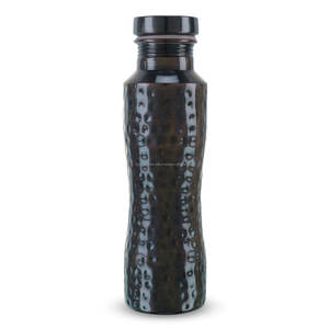 Nouvelles bouteilles en cuivre faites à la main, décoration indienne, bouteilles en métal cuivre - Product Image 1