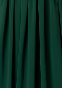 Dark Green <b>Sequin</b> Georgette Chiffon Crop <b>Top</b> A-Line Floor Length Evening Dress Banquet Wedding <b>Party</b> Outfit - Product Image 3