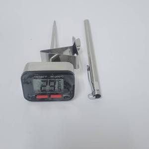 เครื่องวัดอุณหภูมิสำหรับทำฟองนมสำหรับกาแฟ ช็อกโกแลต คาปูชิโน ฟองนม เครื่องวัดอุณหภูมิสแตนเลส ปากกาวาดลายลาเต้ - Product Image 2