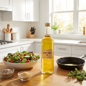 Aceite de Cocina de Girasol Puro, Textura Ligera, Aceite Comestible Saludable para Restaurantes, Cocinas Domésticas e Industria Alimentaria, Exportación - Product Image 2