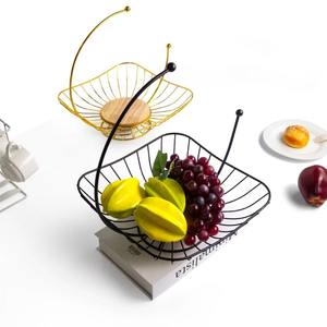 Cesta de almacenamiento ideal para promover hábitos saludables de refrigeriación, perfecta para organizar artículos variados como frutas, pan y paquetes de aperitivos. - Product Image 5