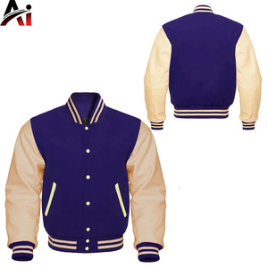 Veste universitaire sur mesure de qualité supérieure pour hommes, en mélange de laine, style streetwear, vêtement d'extérieur tendance de style baseball - Product Image 6