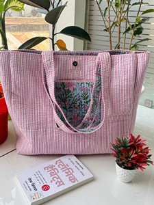 Bolsa de Maquillaje Artesanal para Mujer, Estilo Vintage, con Cierre, Ecológica, Gran Capacidad, Asa Suave, Diseño Floral Original, Acolchada, Estilo Exótico - Product Image 4