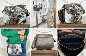 High Quality Women's Genuine Cowhide Leather <b>Crossbody</b> <b>Bag</b> New Designer Piece Handbag for Women's Multi Uses Purse - Product Image 3