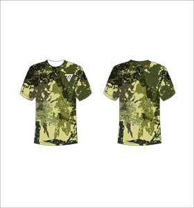 Wholesale Custom Men T Shirt Grunge Camo Pattern Graphic Tee High Quality Sublimation Brush Camouflage Streetwear Mens <b>Tshirts</b> - Product Image 1