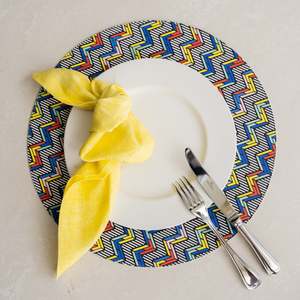Set di 4 Tovagliette Cabo di Mode Living, Reversibili, Funzionali, Eleganti, Senza Ftalati, in Vinile con Motivi Geometrici, Lavabili in Lavatrice - Product Image 1