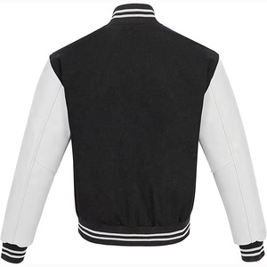 High Quality Unisex Varsity <b>Jacket</b> Stand Collar Front Logo Custom Baseball Letterman - Product Image 2