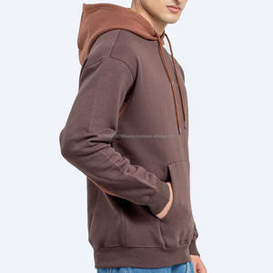 Sudadera con Capucha para Hombre, 100% Algodón, Estilo Holgado con Diseño de Parches en las Mangas, Gruesa para Invierno - Product Image 3