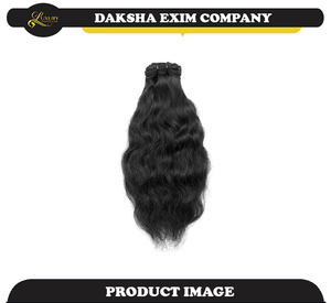 Cheveux Remy non traités purs extensions humaines indiennes vierges de luxe trame plate haut de gamme corps doux modèle Curl Style longueur instantanée - Product Image 5