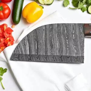 Cuchillo de Cocina Pak Enterprises, Estilo Japonés, Acero de Damasco Forjado, Ambidiestro, Mango de Madera de Palisandro, Hoja de 6-7.9 Pulgadas - Product Image 6