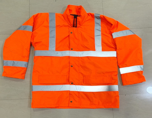 เสื้อกั๊กนิรภัยสำหรับผู้ใหญ่แบบปรับแต่งได้ มาตรฐาน ANSI Class 3 EN ISO 20471 รับรองมาตรฐาน กันน้ำ แขนยาว สะท้อนแสง เสื้อผ้าผู้ชาย - Product Image 2