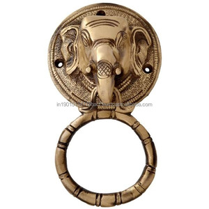 Elephant <b>door</b> knocker <b>brass</b> ring <b>door</b> knocker pulls and <b>knob</b> <b>antique</b> <b>brass</b> <b>door</b> knocker - Product Image 1