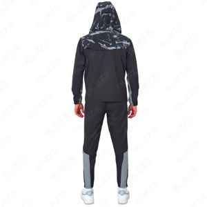 Plus Size Zip-up Baggy Custom <b>Men</b> 2 Piece Set Zip Up Vintage Windbreaker <b>Tracksuit</b> Nylon Windbreaker <b>Shorts</b> <b>Men's</b> Custom - Product Image 5