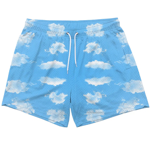 Shorts en maille numériques Buker OEM, camouflage désertique personnalisé, shorts pour hommes en maille grande taille avec poches - Product Image 1