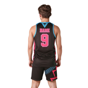 Conjunto de Uniforme de Baloncesto, Jersey de Malla Transpirable, Pantalones Cortos de Secado Rápido, Logotipo Personalizado, Ropa Deportiva de Entrenamiento en Equipo, Uniforme de Equipo de Baloncesto - Product Image 3