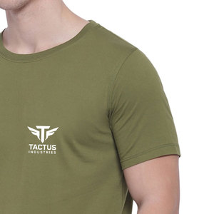 T-shirt homme de qualité supérieure, logo personnalisé imprimé, 100% coton, tissu doux, coupe ample, vêtement décontracté pour homme - Product Image 5