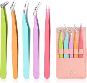 Pinzas Profesionales Personalizables Multiusos de Acero Inoxidable con Mango Liso de 45 y 90 Grados para un Agarre Perfecto, Curvadas - Product Image 1