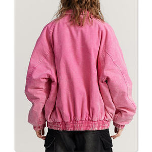 High Quality Quilted <b>Work</b> Cropped Zip Casual Wear Exclusive Wholesale Custom <b>Jackets</b> Women Breathable <b>Canvas</b> Tailored OEM ODM - Product Image 3